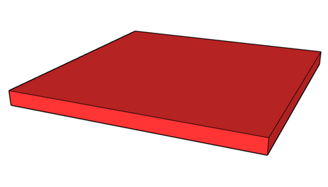 SILICONE-RED-50X50X3